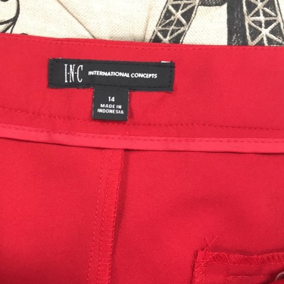 INC International Concepts Cropped Straight-Leg Pant - Picture 4 of 6